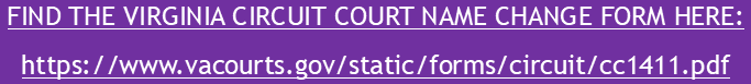 VA Circuit Court Name Change Form