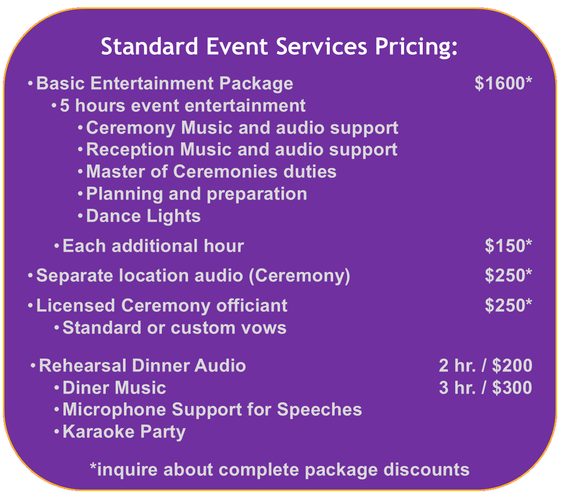 Standard Pricing